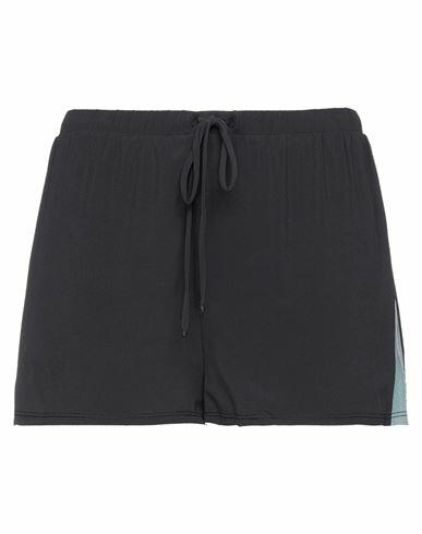 Lanston Sport Woman Shorts & Bermuda Shorts Black Polyester, Elastane, Polyurethane Cover