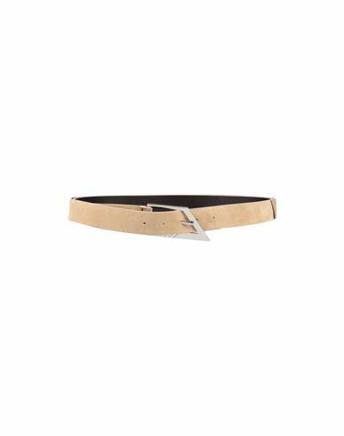 The Attico Woman Belt Beige Calfskin Cover