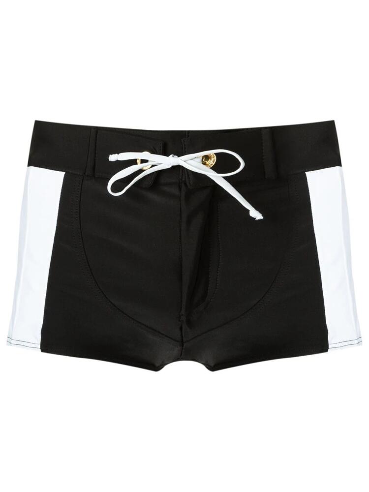 Amir Slama panelled drawstring trunks - Black Cover