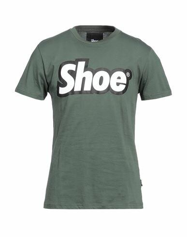 Shoe Man T-shirt Military green Cotton Cover