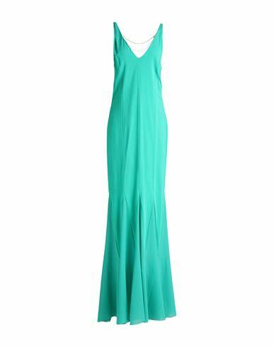 Patrizia Pepe Sera Woman Maxi dress Green Viscose, Elastane Cover