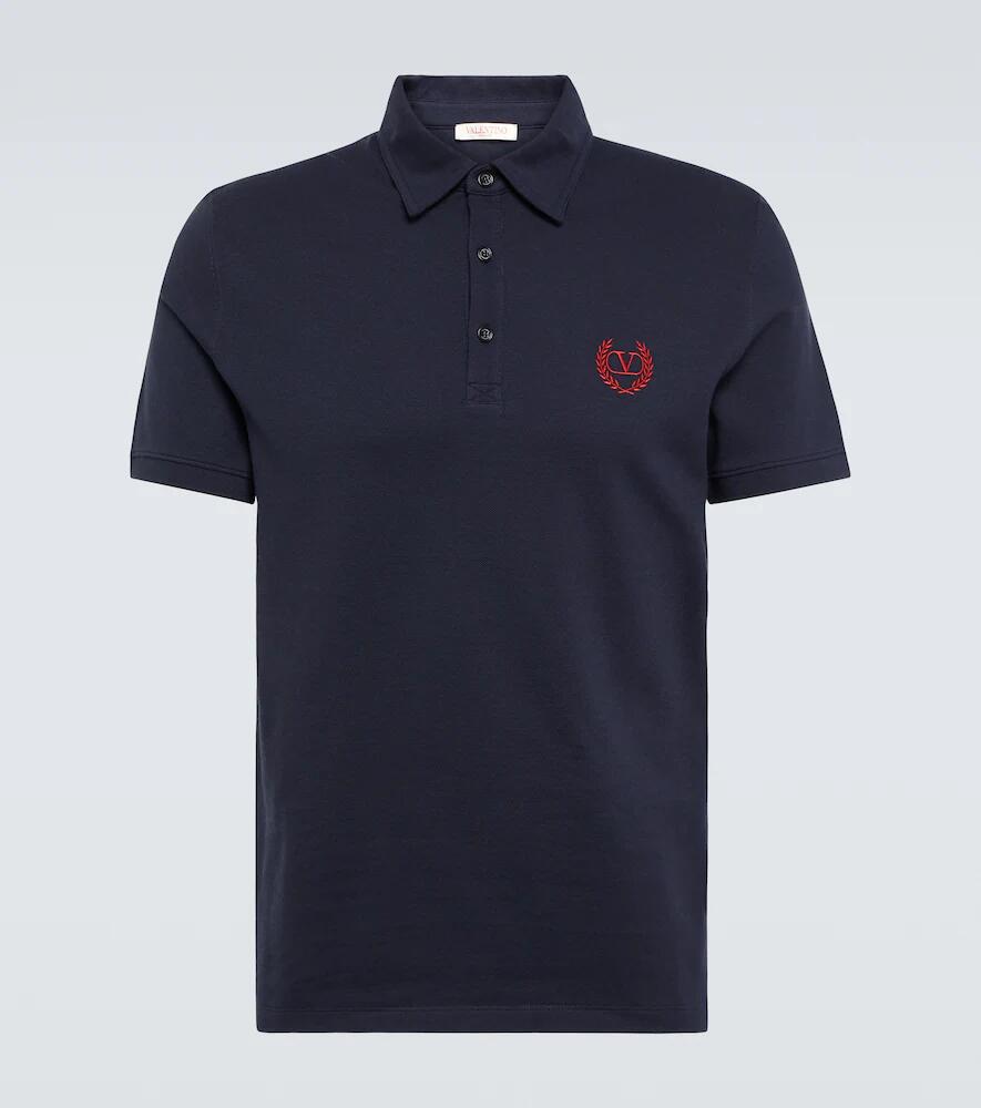 Valentino VLogo cotton polo T-shirt Cover