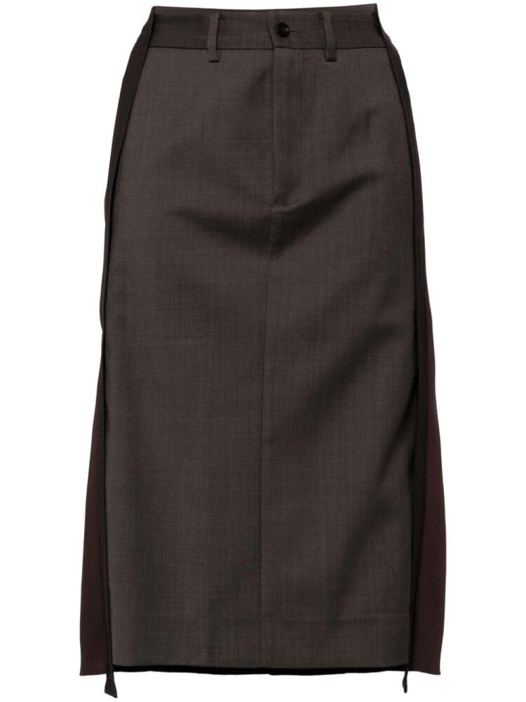 JNBY spliced skirt - Brown Cover