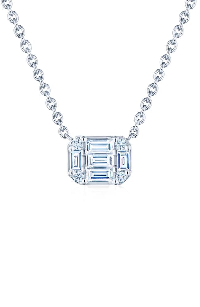 Kwiat Sunburst Diamond Pendant Necklace in White Gold Cover