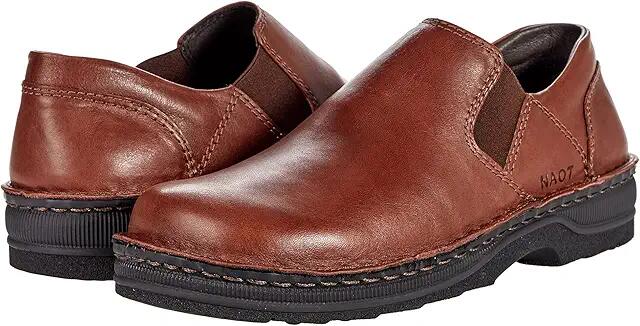 Naot Eiger (Soft Chestnut Leather) Men's Slip on Shoes Cover