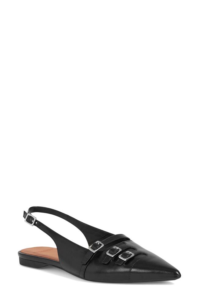 Vagabond Shoemakers Hermine Pointed Toe Slingback Flat in Black Cover