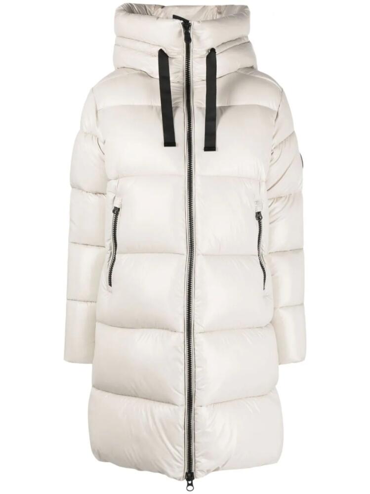 Save The Duck Isabel padded zip-up coat - Neutrals Cover