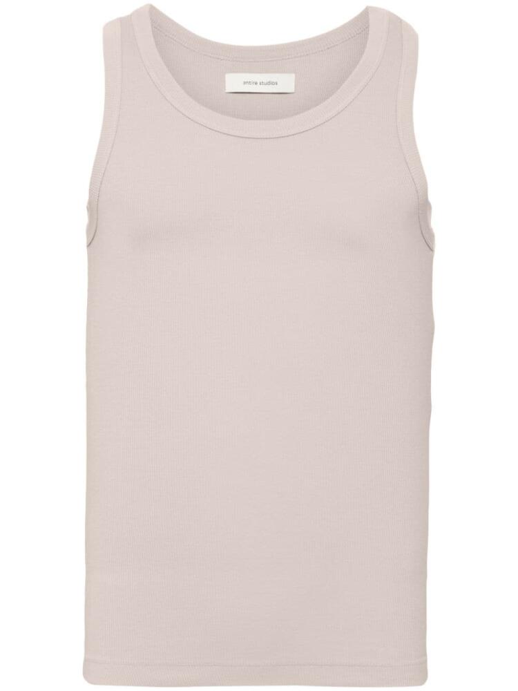 ENTIRE STUDIOS cropped tank top - Silver Cover