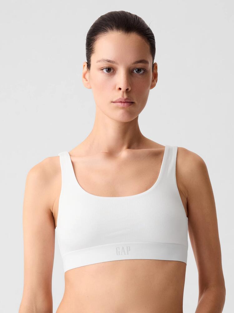 Organic Stretch Cotton Gap Logo Bralette Cover