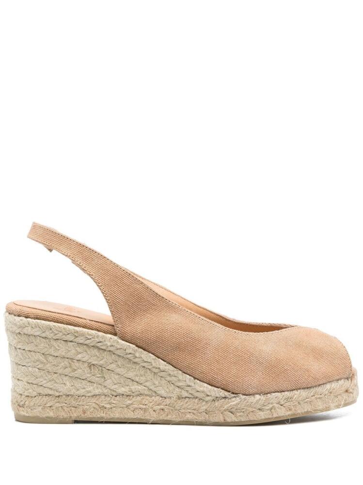 Castañer peep-toe wedge espadrilles - Brown Cover