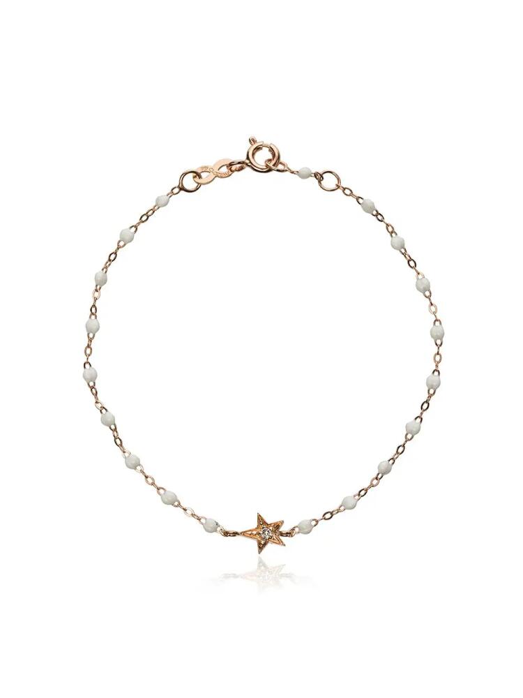 Gigi Clozeau 18kt rose gold star diamond and rose gold bracelet - White Cover