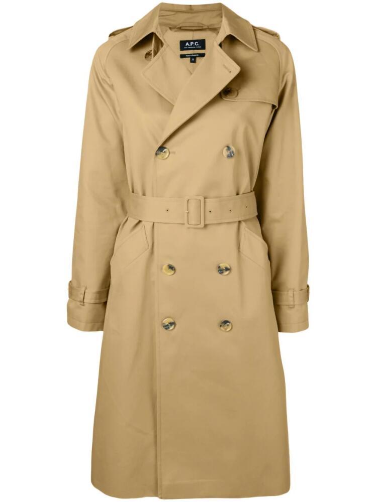 A.P.C. Greta trench coat - Neutrals Cover