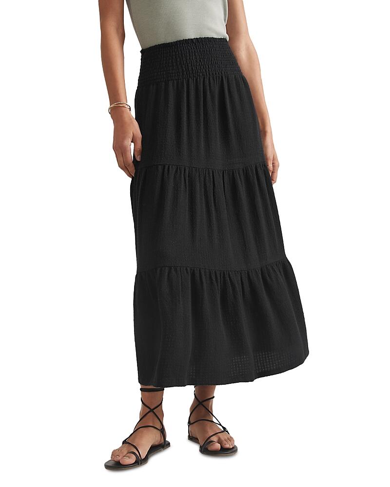 Marine Layer Valeria Tiered Maxi Skirt Cover