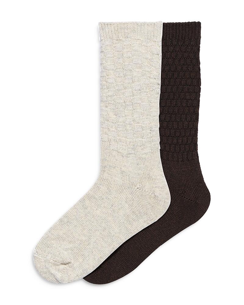 Hue Textured Crew Socks, 2-Pack Cover