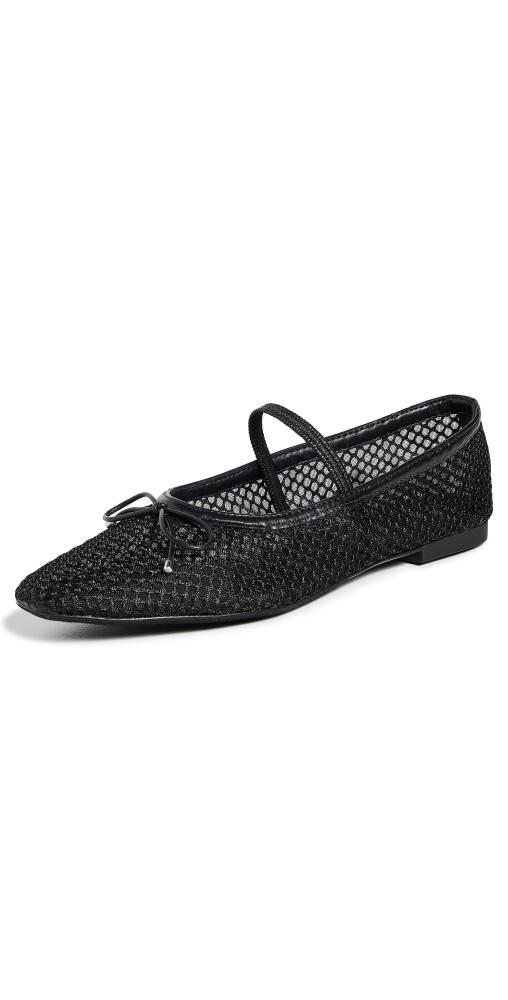 Schutz Arissa Mesh Ballet Flats Black Cover