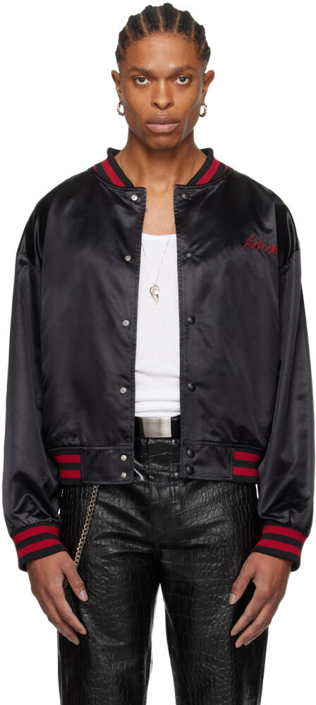 LU'U DAN Black Merch Bomber Jacket Cover