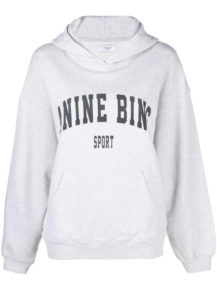 ANINE BING Harvey logo-print sweatshirt - Grey Cover