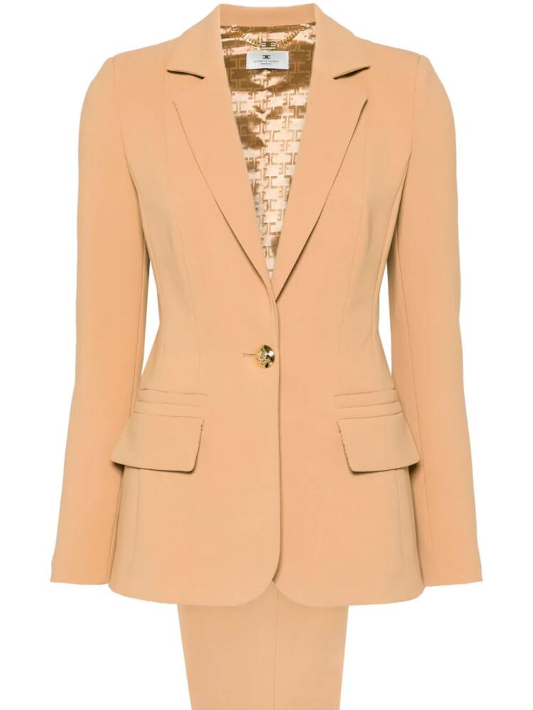 Elisabetta Franchi crepe suit - Brown Cover