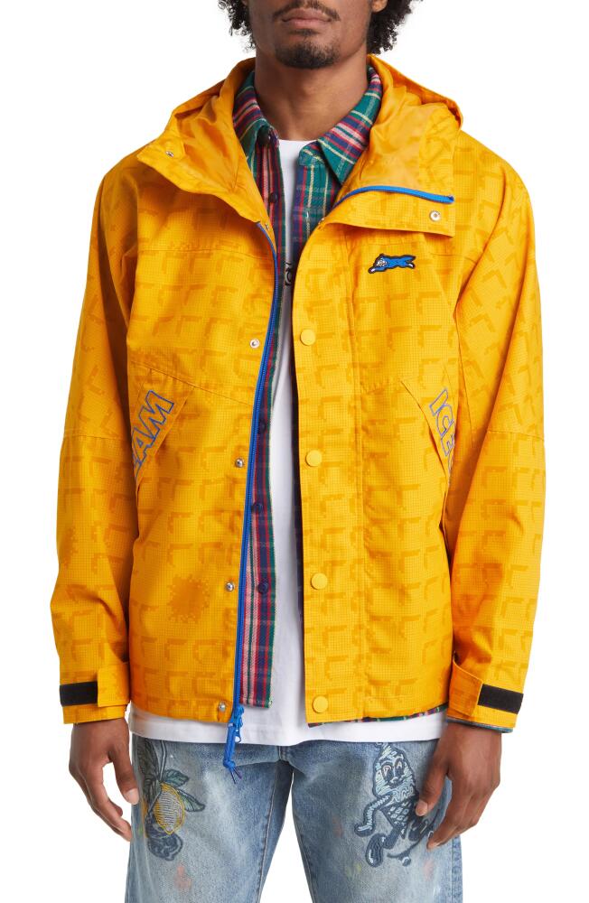 ICECREAM Syrup Print Hooded Jacket in Saffron Cover