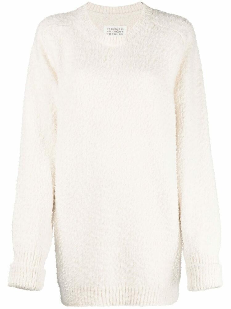 Maison Margiela crew-neck knitted jumper - White Cover