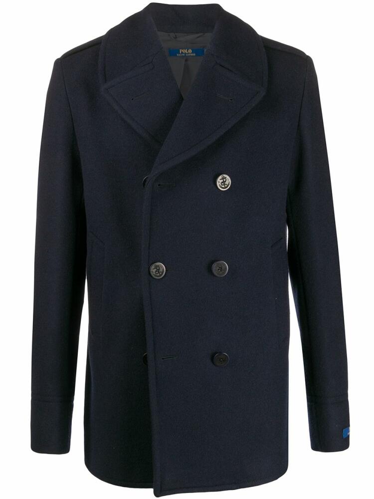 Polo Ralph Lauren double breasted coat - Blue Cover