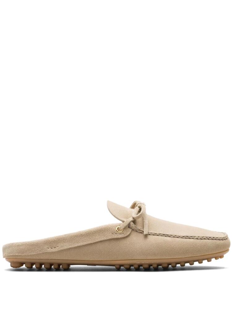 Car Shoe bow suede slippers - Neutrals Cover