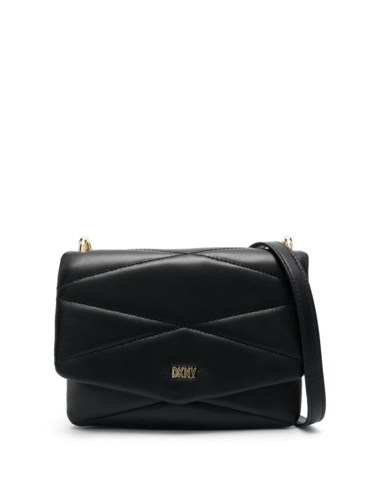 DKNY quilted leather crossbody bag - Black Cover