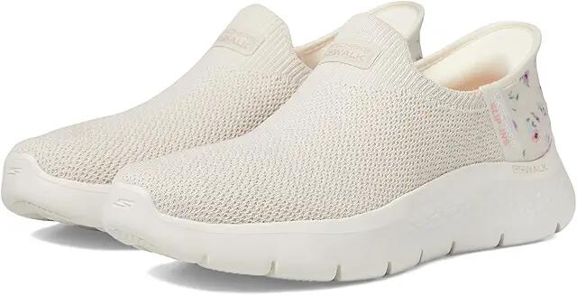 SKECHERS Performance Go Walk Flex Sunset Rose Hands Free Slip-Ins (Off-White) Women's Shoes Cover