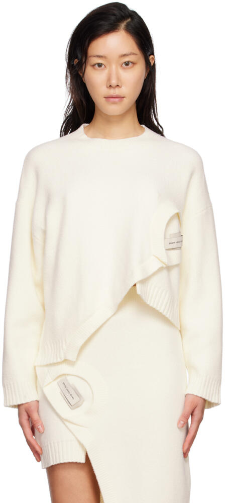 Feng Chen Wang Off-White Deconstructed Sweater Cover