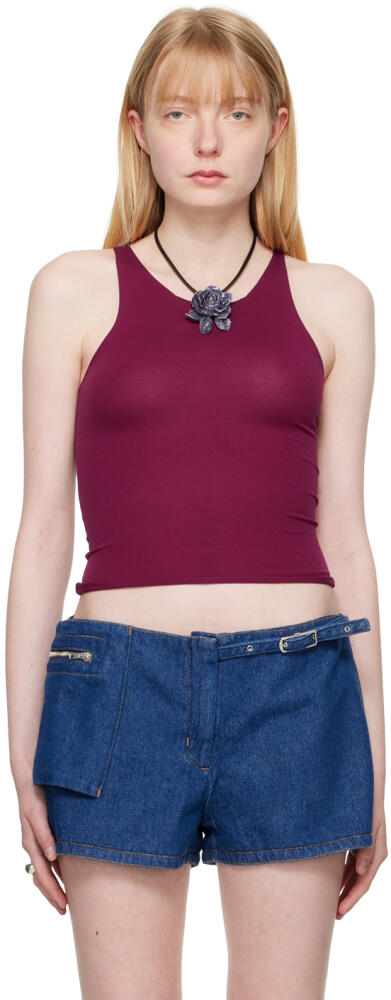 Gimaguas Burgundy Galu Tank Top Cover