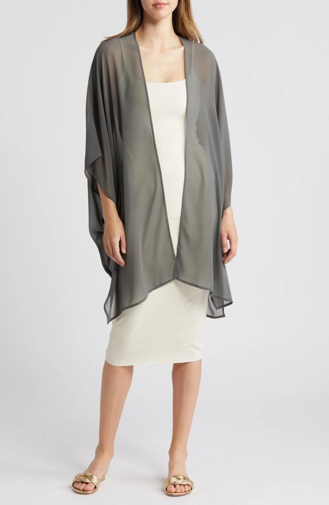 Nordstrom Chiffon Wrap in Grey Cobble Cover