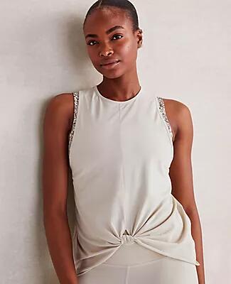 Ann Taylor Haven Well Within Balance Twist-Front Tank Cover