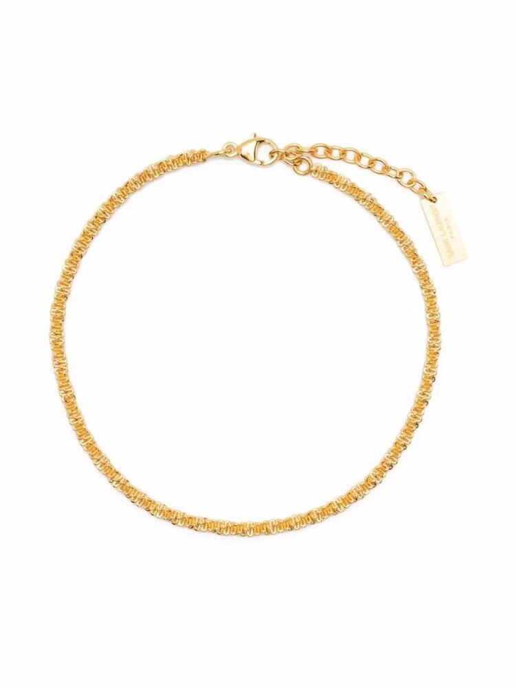 Saint Laurent Small Faceted cable-chain bracelet - Gold Cover