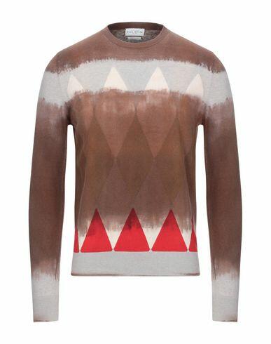 Ballantyne Man Sweater Brown Cotton, Cashmere Cover