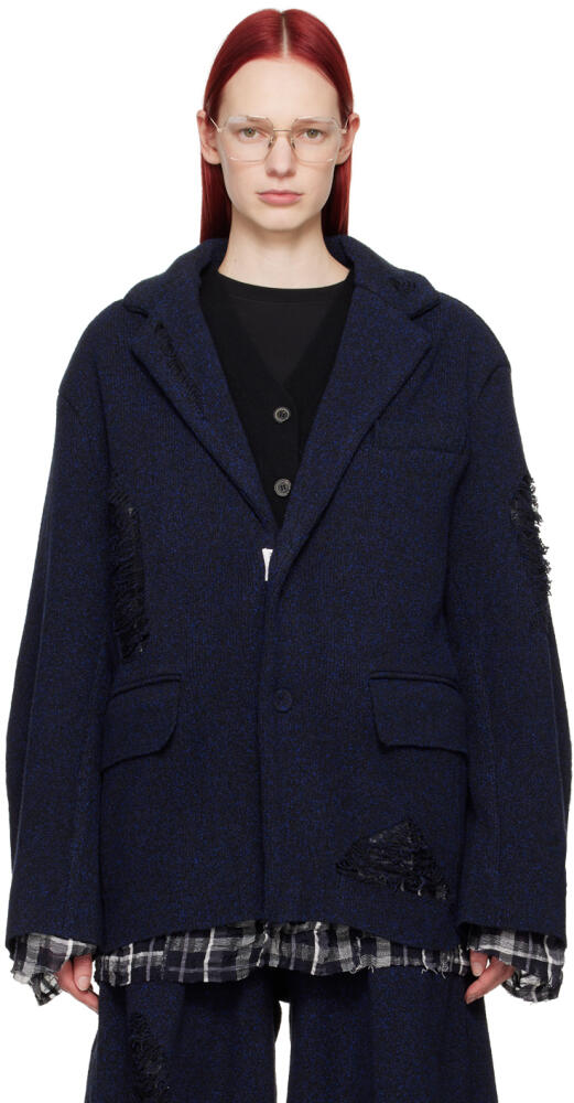 ADER error Navy Varto Blazer Cover