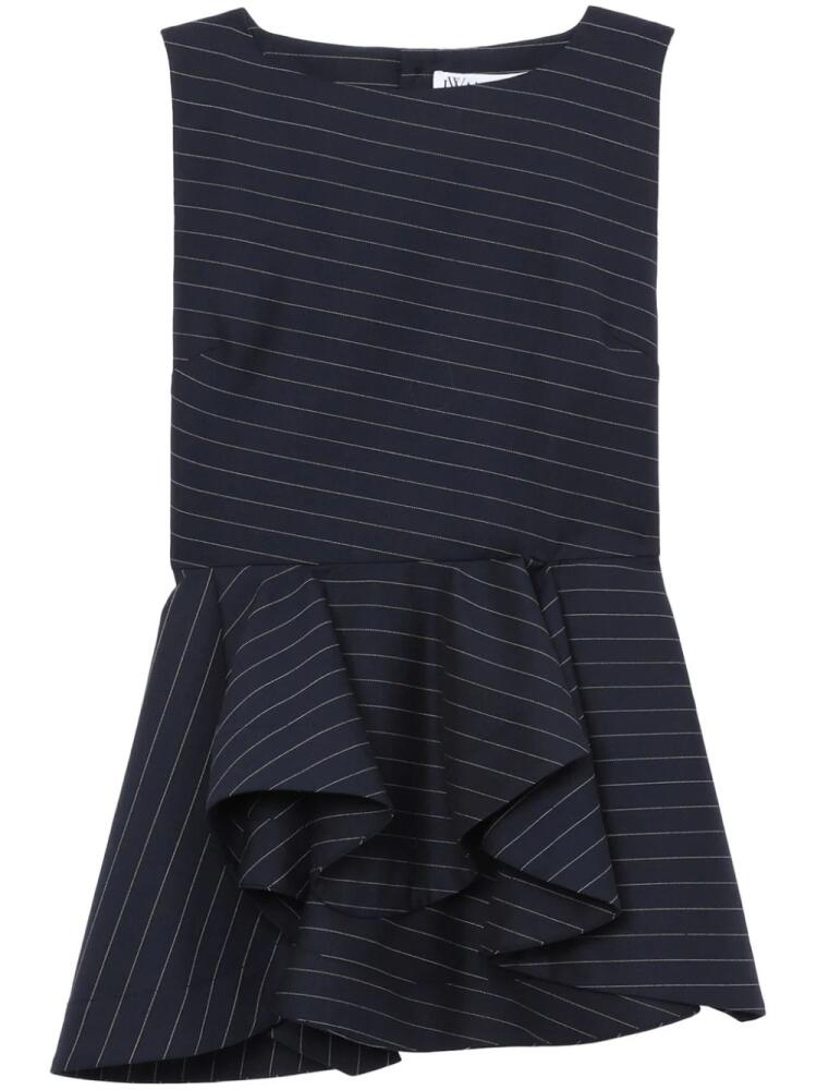 JW Anderson SLEEVELESS PEPLUM TOP - Blue Cover