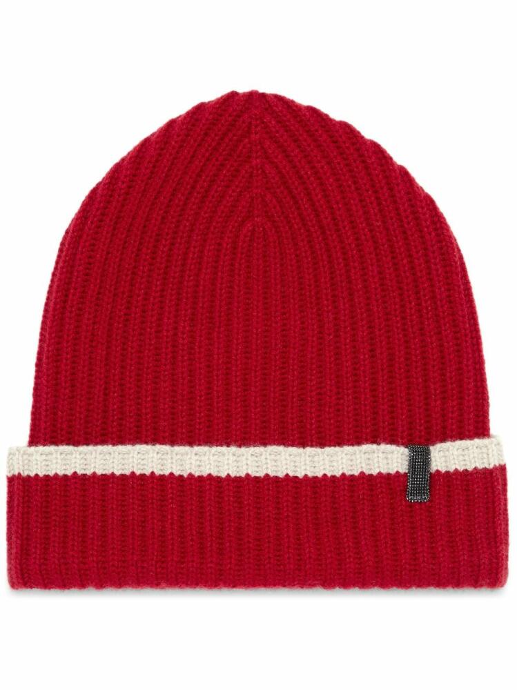 Brunello Cucinelli cashmere beanie - Red Cover