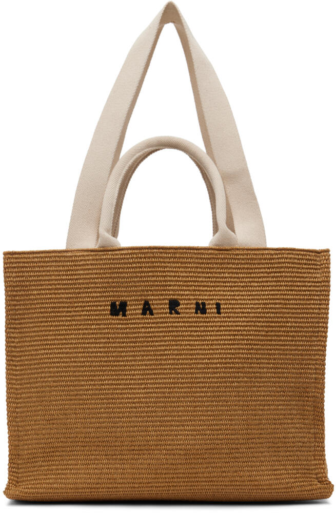 Marni Brown East-West Tote Bag Cover