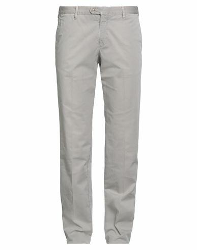 Fedeli Man Pants Dove grey Cotton, Elastane Cover