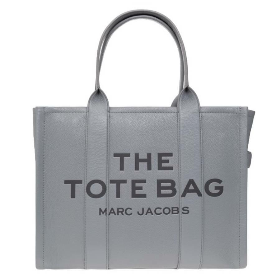 Marc Jacobs The Large Tote Bag In Wolf Grey Cover