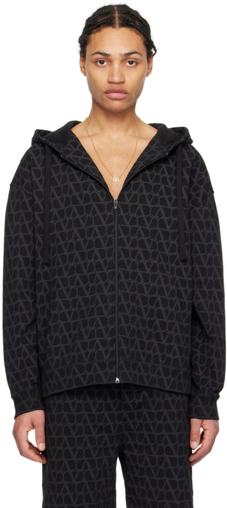 Valentino Black Iconographe Hoodie Cover