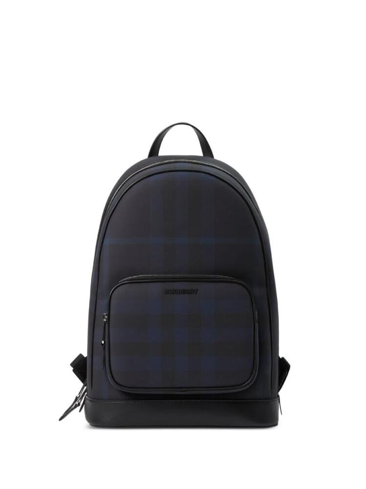 Burberry Rocco check-print backpack - Blue Cover