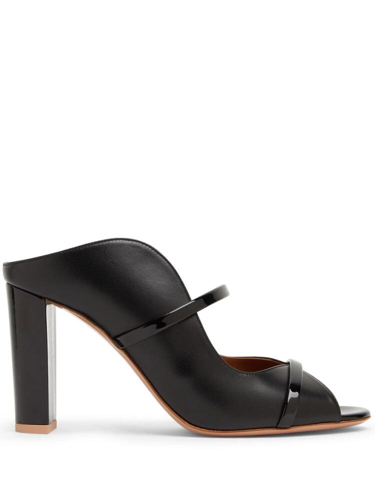 Malone Souliers 85mm block-heel mules - Black Cover