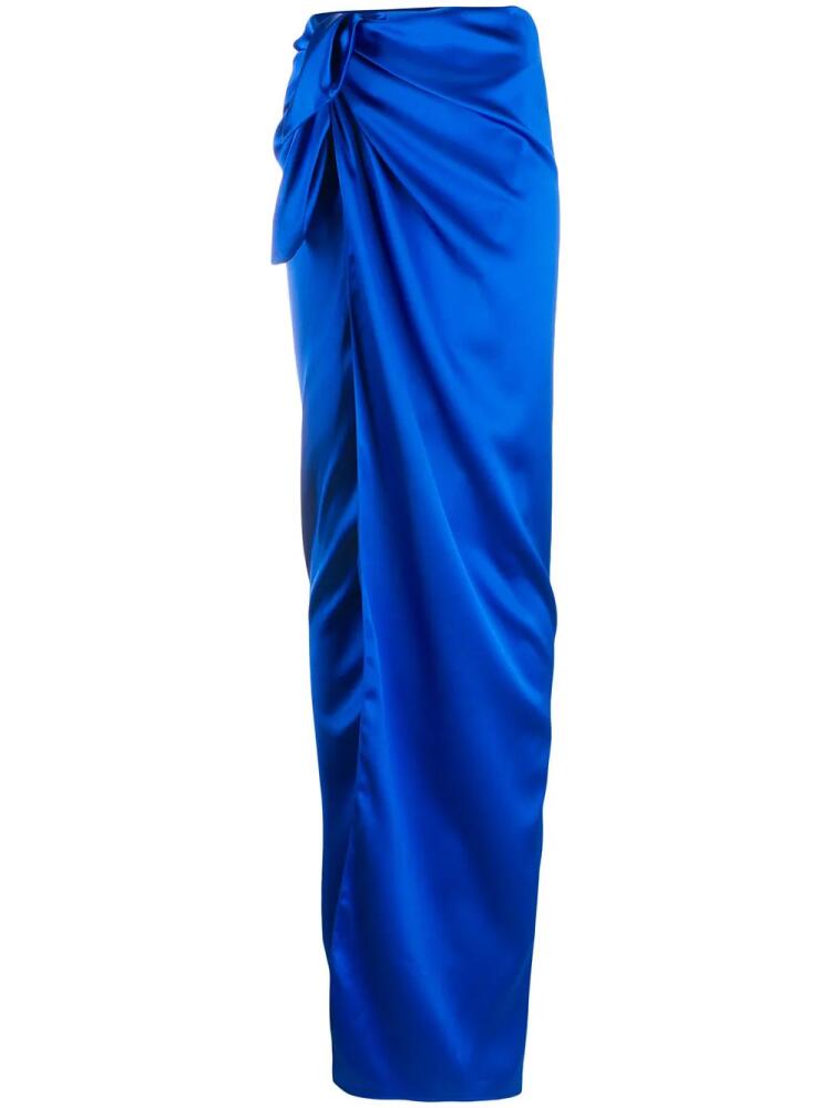 Balenciaga tie-waist wrap skirt - Blue Cover