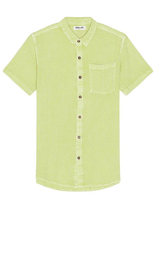 ROLLA'S Bon Crepe Shirt in Green Cover