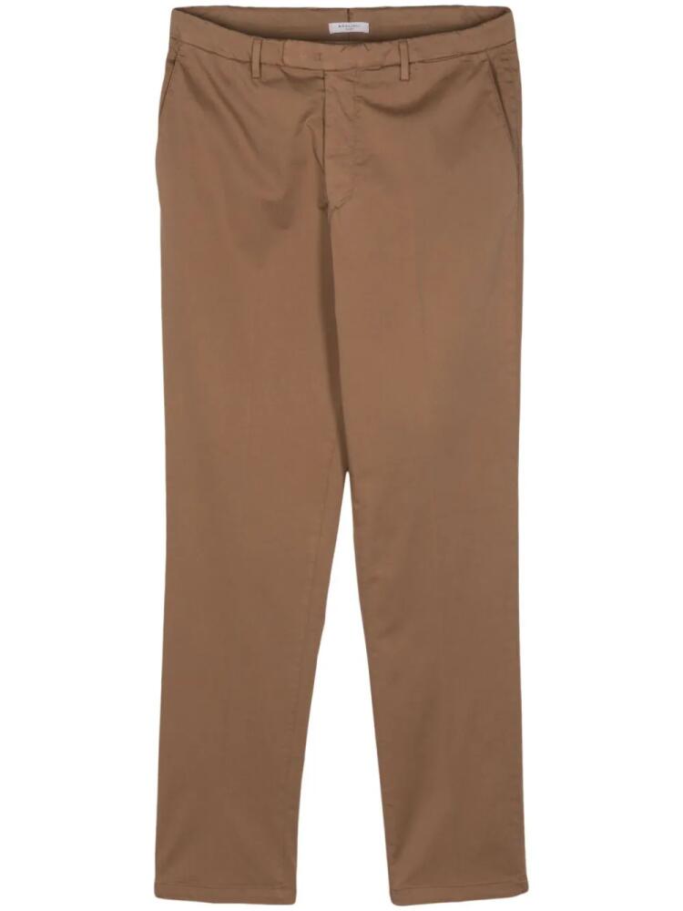 Boglioli pressed-crease straight-leg trousers - Brown Cover