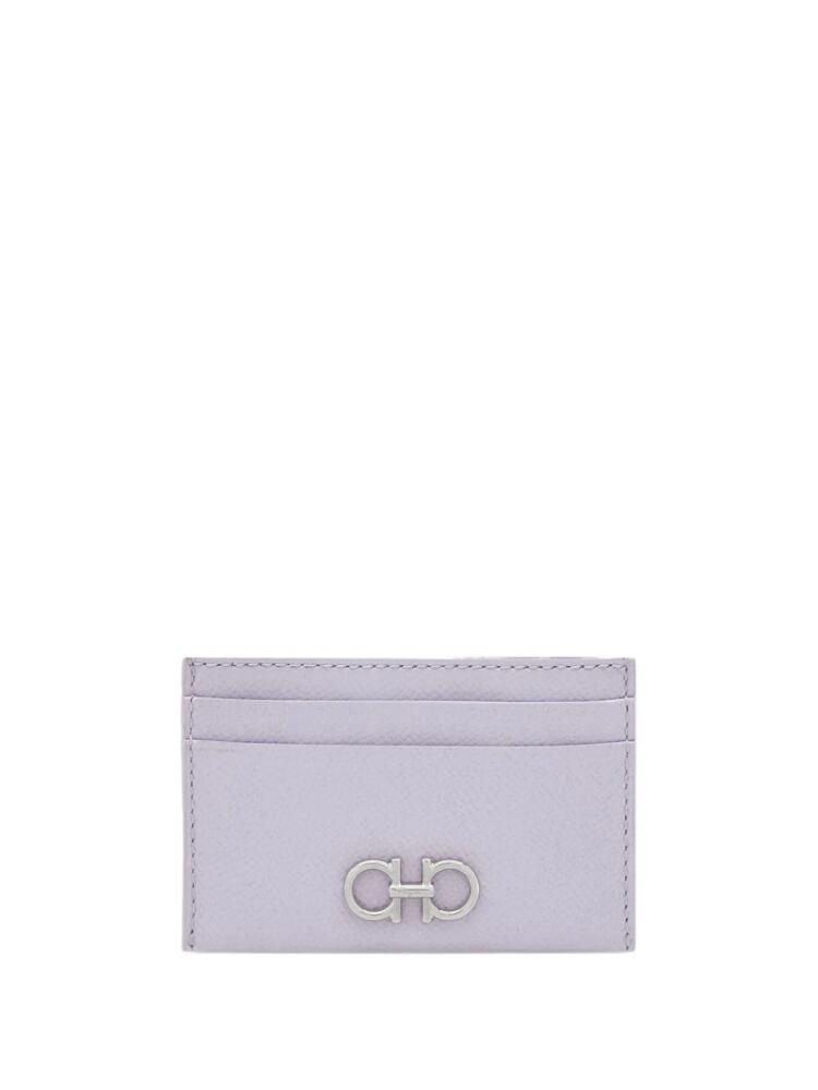 Ferragamo Gancini leather cardholder - Purple Cover