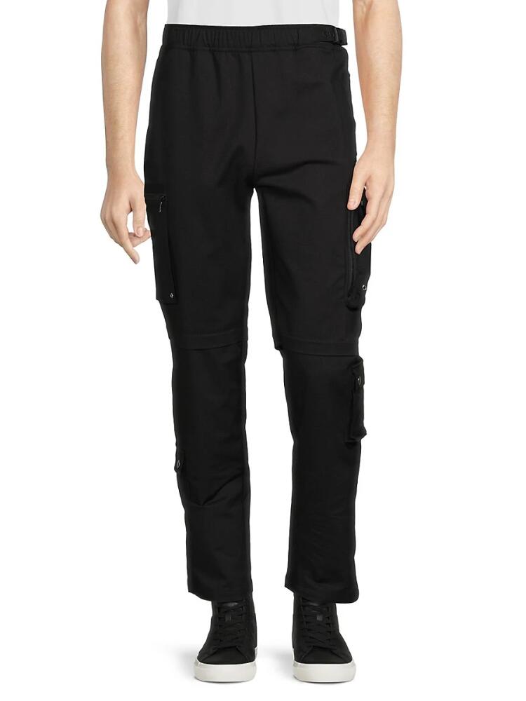 Karl Lagerfeld Paris Men's Cargo Pants - Black Cover