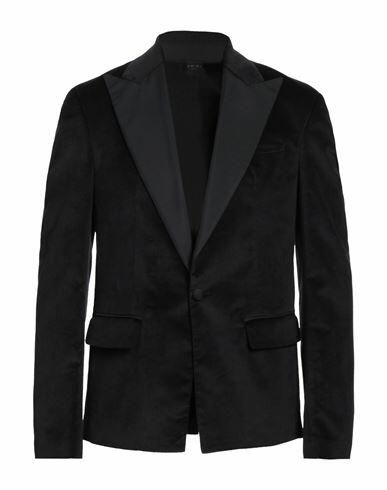 Amiri Man Blazer Black Cotton, Modal, Polyester, Polyurethane, Silk Cover