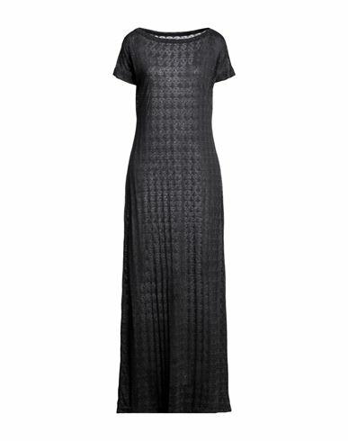 Zadig & voltaire Woman Maxi dress Steel grey Polyester, Cotton Cover